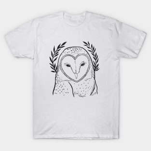 Night Owl Line Art T-Shirt